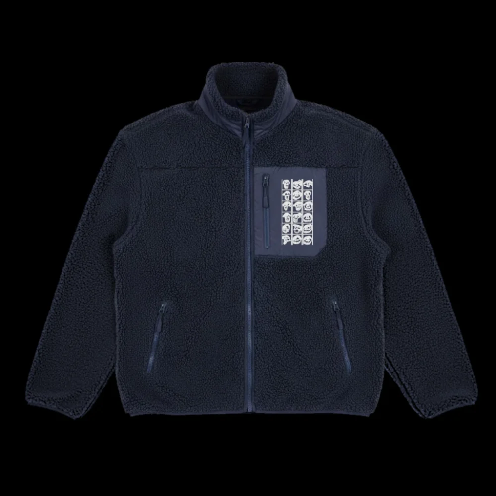 Flesh Polar Jacket Dark Blue