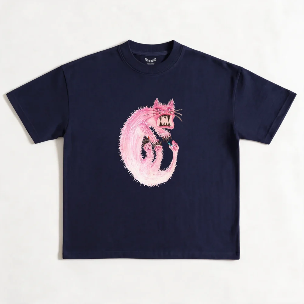Lucifur T-shirt | Navy
